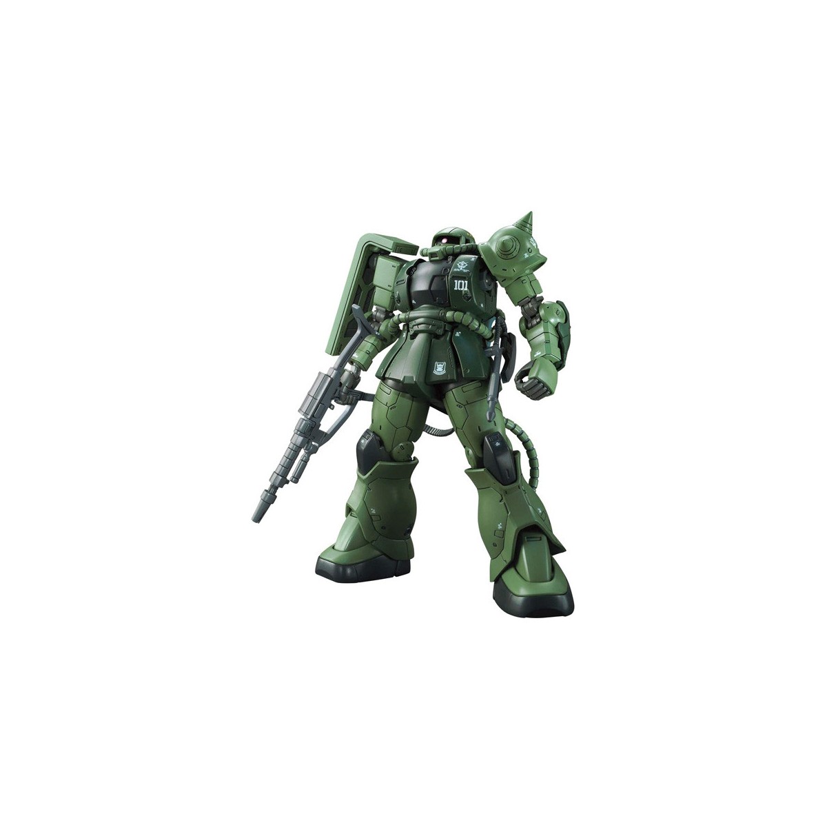 Bandai - Gunpla - Gundam 1/144 HG - MS-06C-6 R6 ZAKU II Tipo C-6/R6 - Mobile Suit Gundam: L'origine