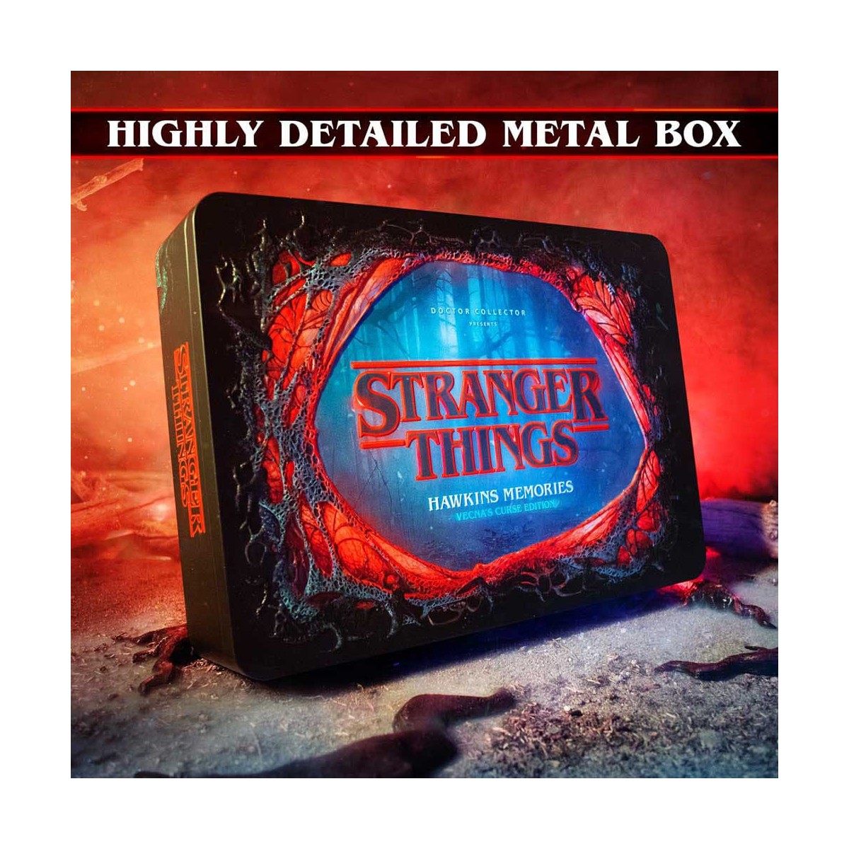 Dottore Collezionista - Kit Ricordi di Stranger Things Hawkins Corso di Vecna Edizione Limitata