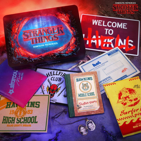 Dottore Collezionista - Kit Ricordi di Stranger Things Hawkins Corso di Vecna Edizione Limitata
