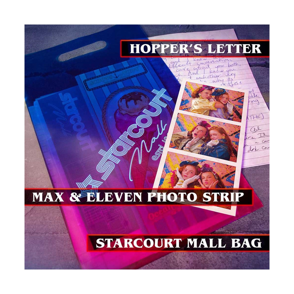 Dottore Collezionista - Kit Ricordi di Stranger Things Hawkins Corso di Vecna Edizione Limitata