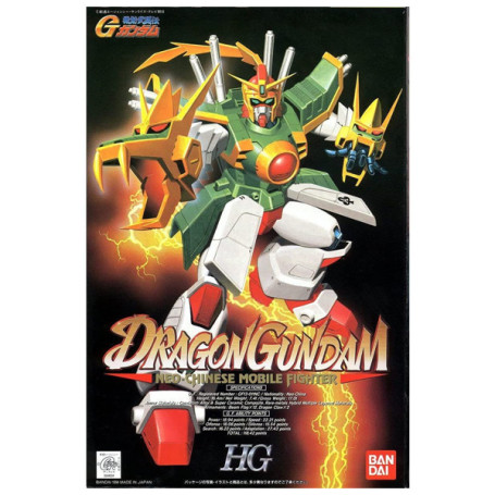 Bandai - Gunpla - Gundam 1/144 HG - GF13-011NC Dragon Gundam - Mobile Fighter G Gundam