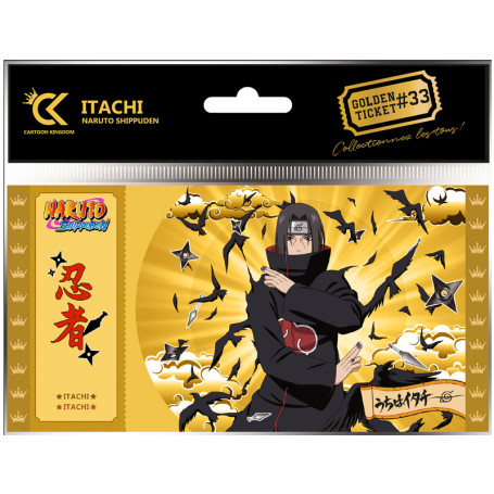 Cartoon Kingdom - Confezione da 5 Golden Ticket Naruto Shipudden (dal 29 al 33)