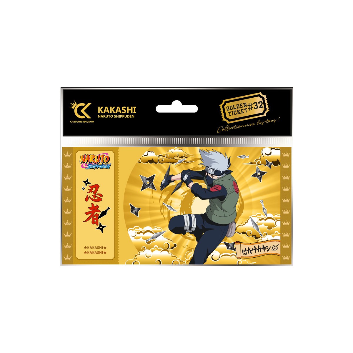 Cartoon Kingdom - Confezione da 5 Golden Ticket Naruto Shipudden (dal 29 al 33)