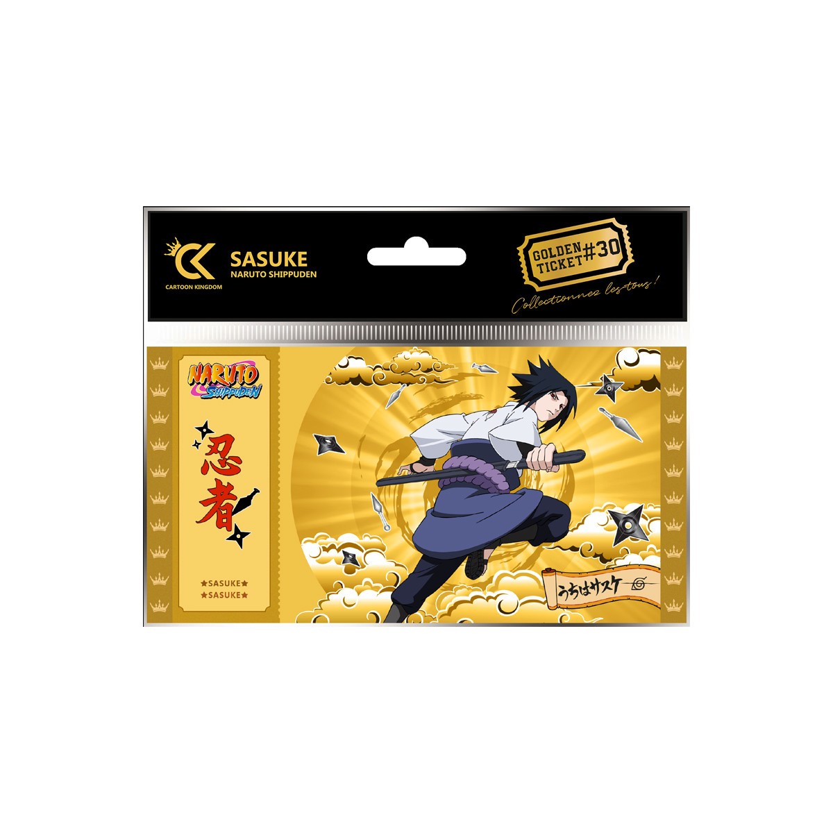 Cartoon Kingdom - Confezione da 5 Golden Ticket Naruto Shipudden (dal 29 al 33)