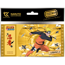 Cartoon Kingdom - Confezione da 5 Golden Ticket Naruto Shipudden (dal 29 al 33)