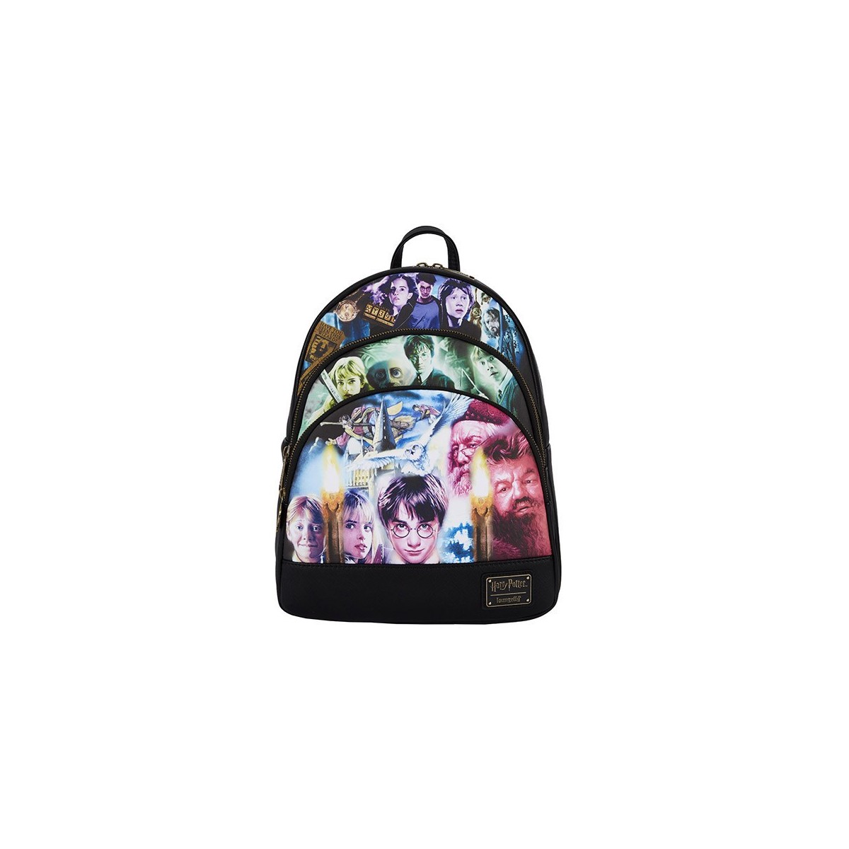 Harry Potter - Mini zaino Loungefly Trilogia a tripla tasca