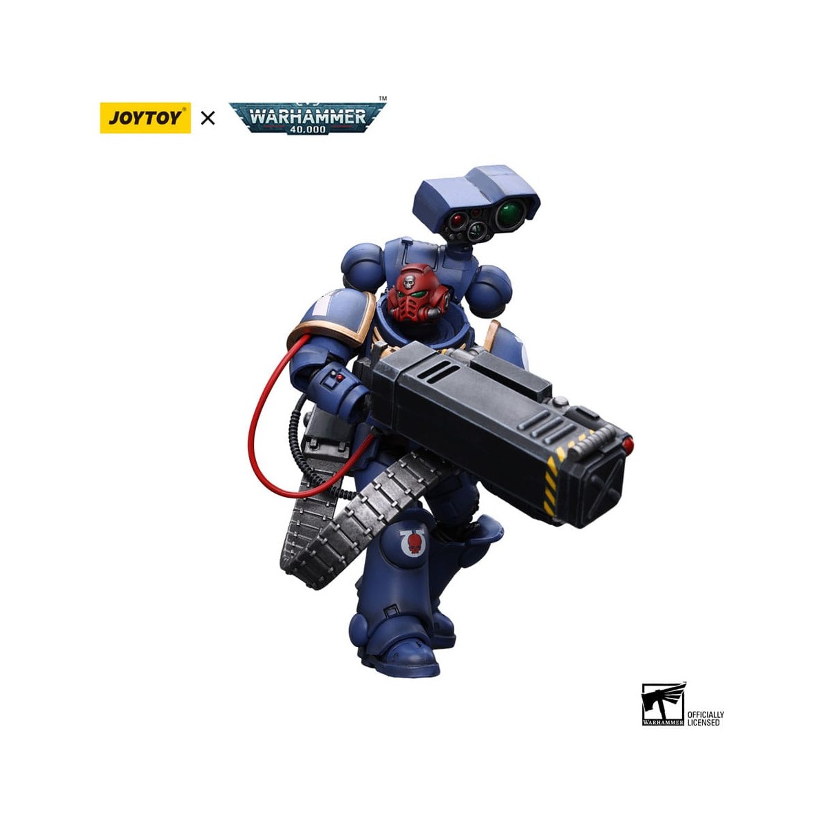 JoyToy Space Marine - Ultramarines - Sergente della Desolazione con lanciatore Vengor 1/18