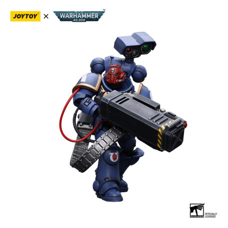 JoyToy Space Marine - Ultramarines - Sergente della Desolazione con lanciatore Vengor 1/18