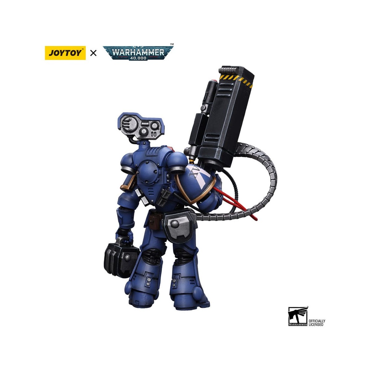 JoyToy Space Marine - Ultramarines - Sergente della Desolazione con lanciatore Vengor 1/18