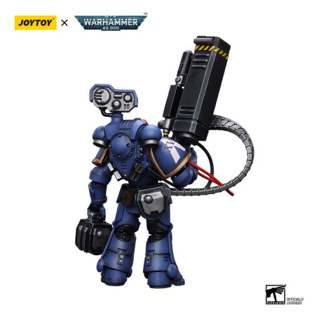JoyToy Space Marine - Ultramarines - Sergente della Desolazione con lanciatore Vengor 1/18