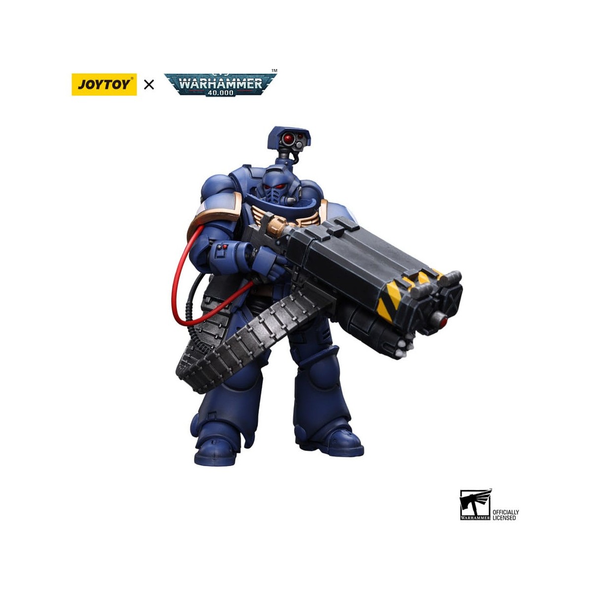 JoyToy Space Marine - Ultramarines - Marine della Desolazione con lanciatore Castellano (Superkrak) 1/18