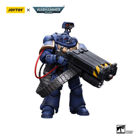 JoyToy Space Marine - Ultramarines - Marine della Desolazione con lanciatore Castellano (Superkrak) 1/18