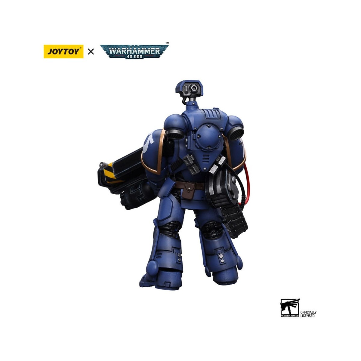 JoyToy Space Marine - Ultramarines - Marine della Desolazione con lanciatore Castellano (Superkrak) 1/18