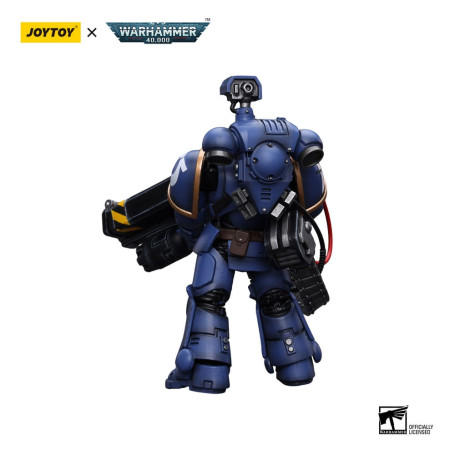 JoyToy Space Marine - Ultramarines - Marine della Desolazione con lanciatore Castellano (Superkrak) 1/18