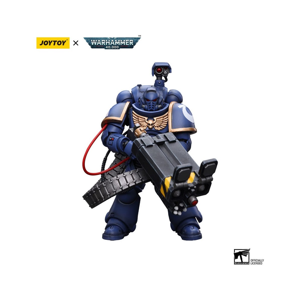 JoyToy Space Marine - Ultramarines - Marine della Desolazione con lanciatore Castellano (Superkrak) 1/18