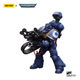 JoyToy Space Marine - Ultramarines - Marine della Desolazione con lanciatore Castellan (Superfrag) 1/18