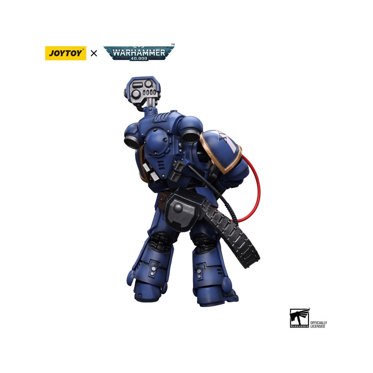 JoyToy Space Marine - Ultramarines - Marine della Desolazione con lanciatore Castellan (Superfrag) 1/18
