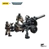 JoyToy Space Marine - Astra Militarum - Squadra d'ordinanza con cannone da campo Bombast 1/18 - Warhammer 40K