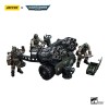 JoyToy Space Marine - Astra Militarum - Squadra d'ordinanza con cannone da campo Bombast 1/18 - Warhammer 40K