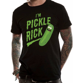 Rick et Morty T-shirt Rick Cornichon M