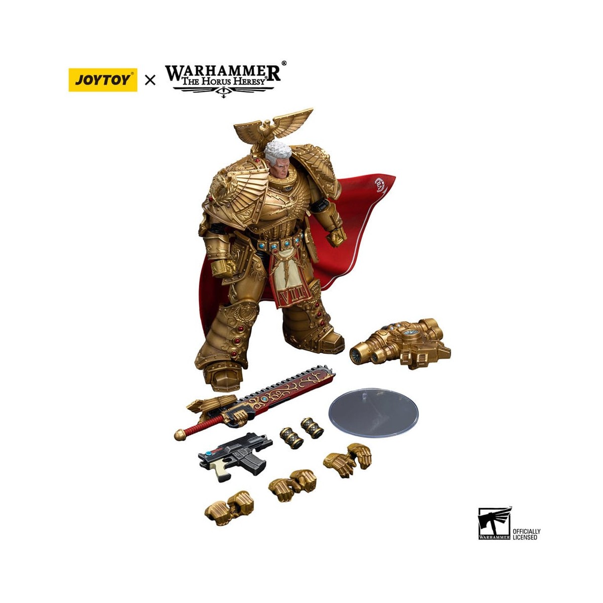 JoyToy Space Marine - Pugni Imperiali - Rogal Dorn Primarca della 7a Legione - 1/18 - Warhammer L'Eresia di Horus