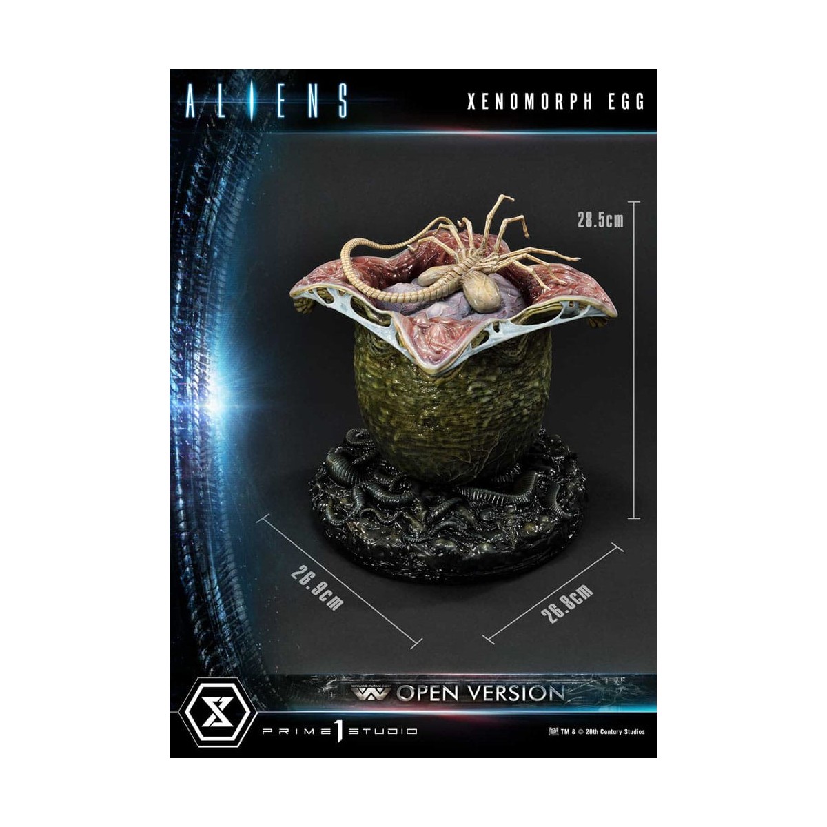 Prime 1 Studio - Statuetta Aliens Premium Masterline Series Xenomorph Egg Open Version - Ovomorfo
