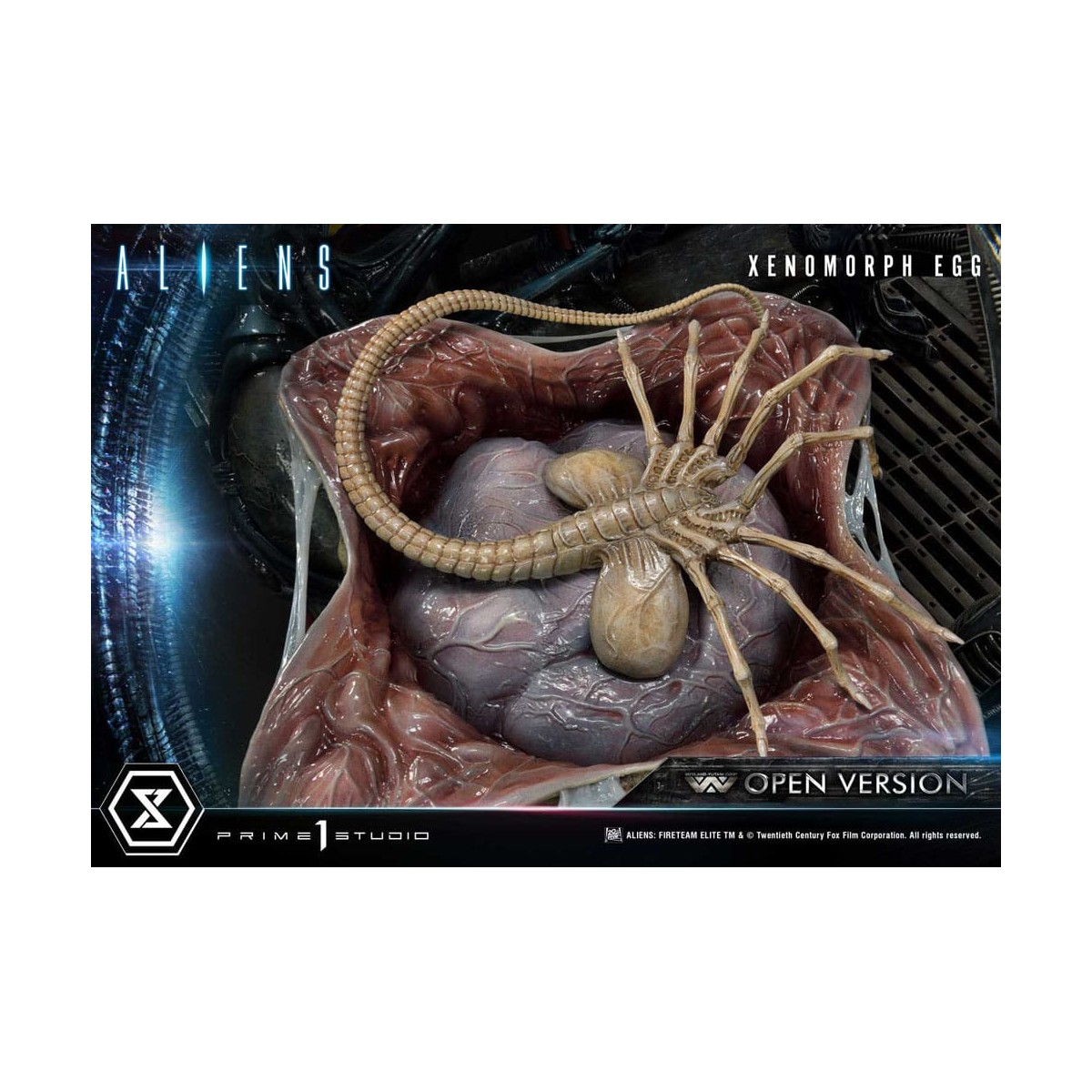 Prime 1 Studio - Statuetta Aliens Premium Masterline Series Xenomorph Egg Open Version - Ovomorfo