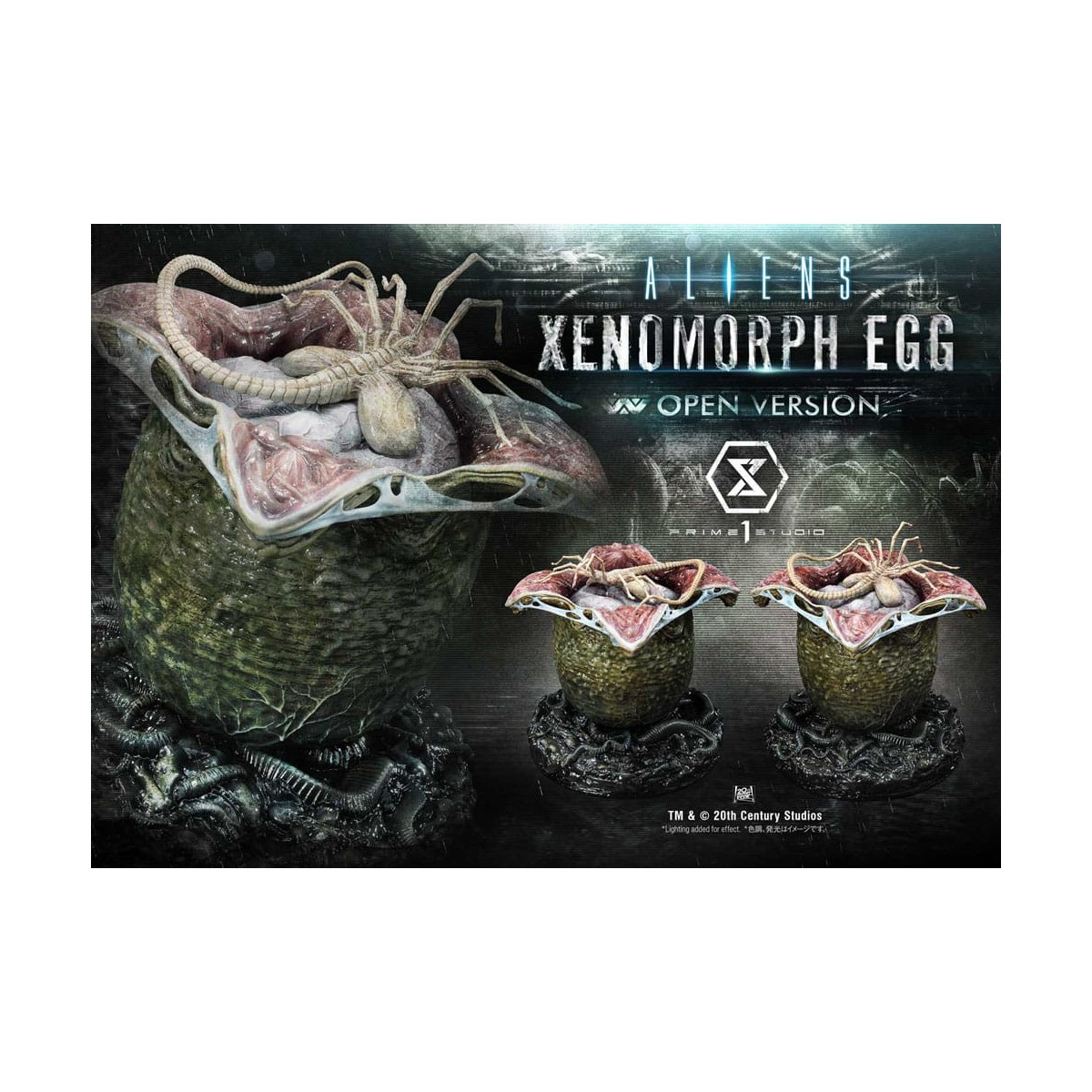 Prime 1 Studio - Statuetta Aliens Premium Masterline Series Xenomorph Egg Open Version - Ovomorfo