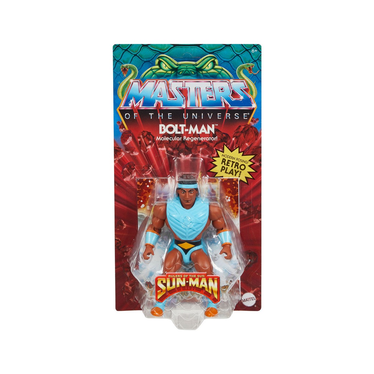 Masters of the Universe ORIGINS - BOLT-MAN - SUN MAN RULERS OF THE SUN