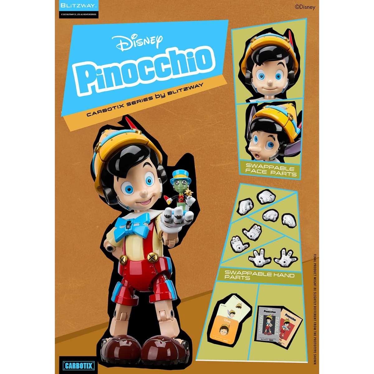 Blitzway - Disney - Serie Carbotix Pinocchio 1/6