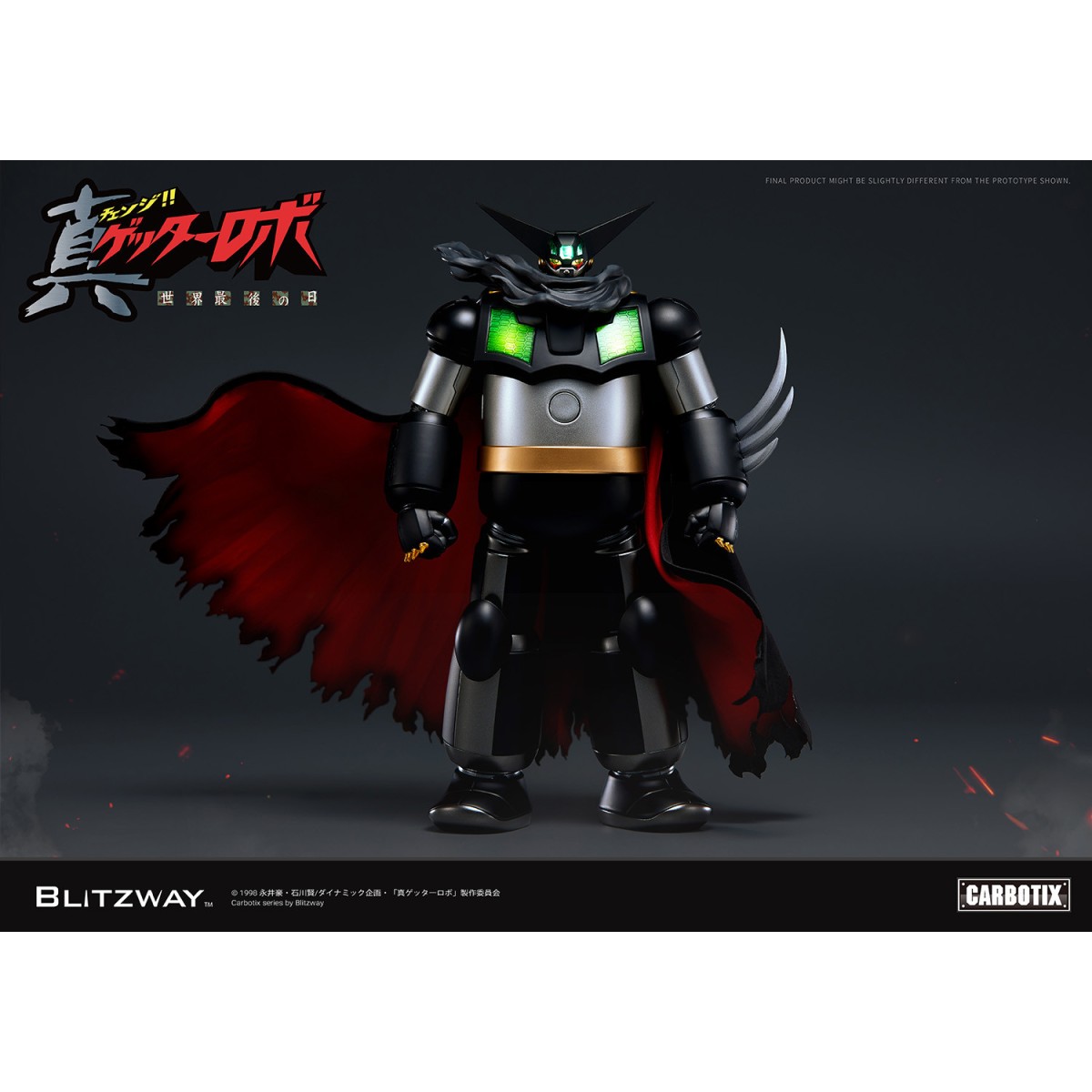 Blitzway Carbotix - BLACK GETTER - Serie di action figure in carbonio ibrido