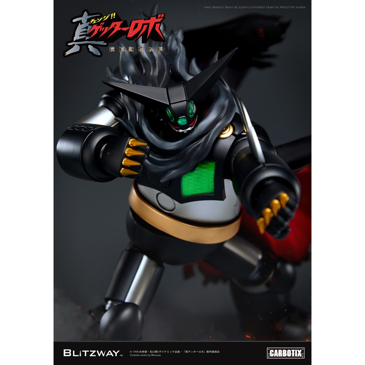 Blitzway Carbotix - BLACK GETTER - Serie di action figure in carbonio ibrido