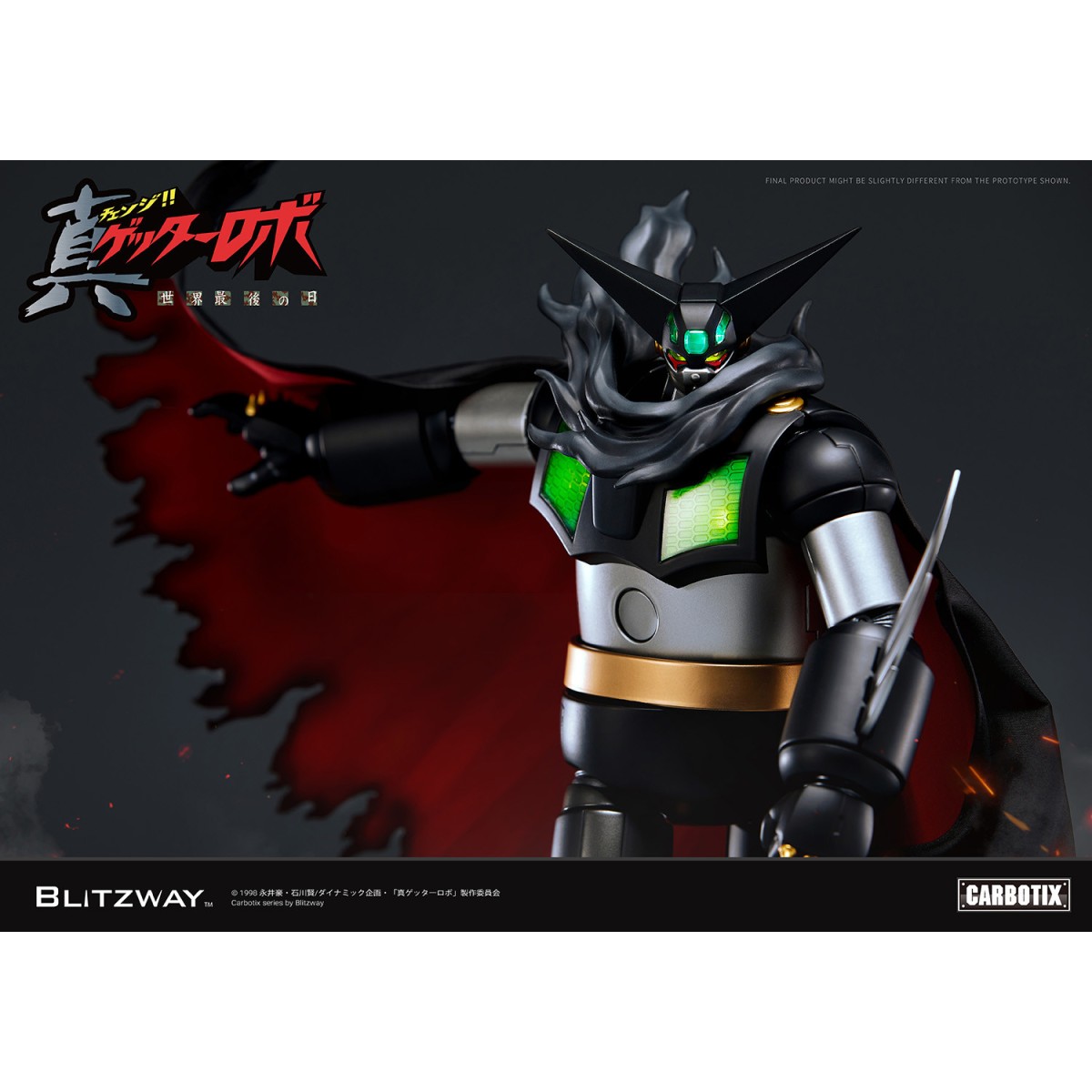 Blitzway Carbotix - BLACK GETTER - Serie di action figure in carbonio ibrido