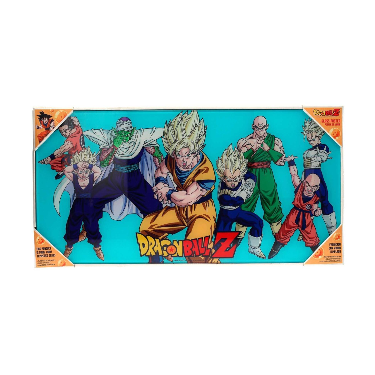 SD Toys - Poster in vetro di Dragonball Z "Heroes