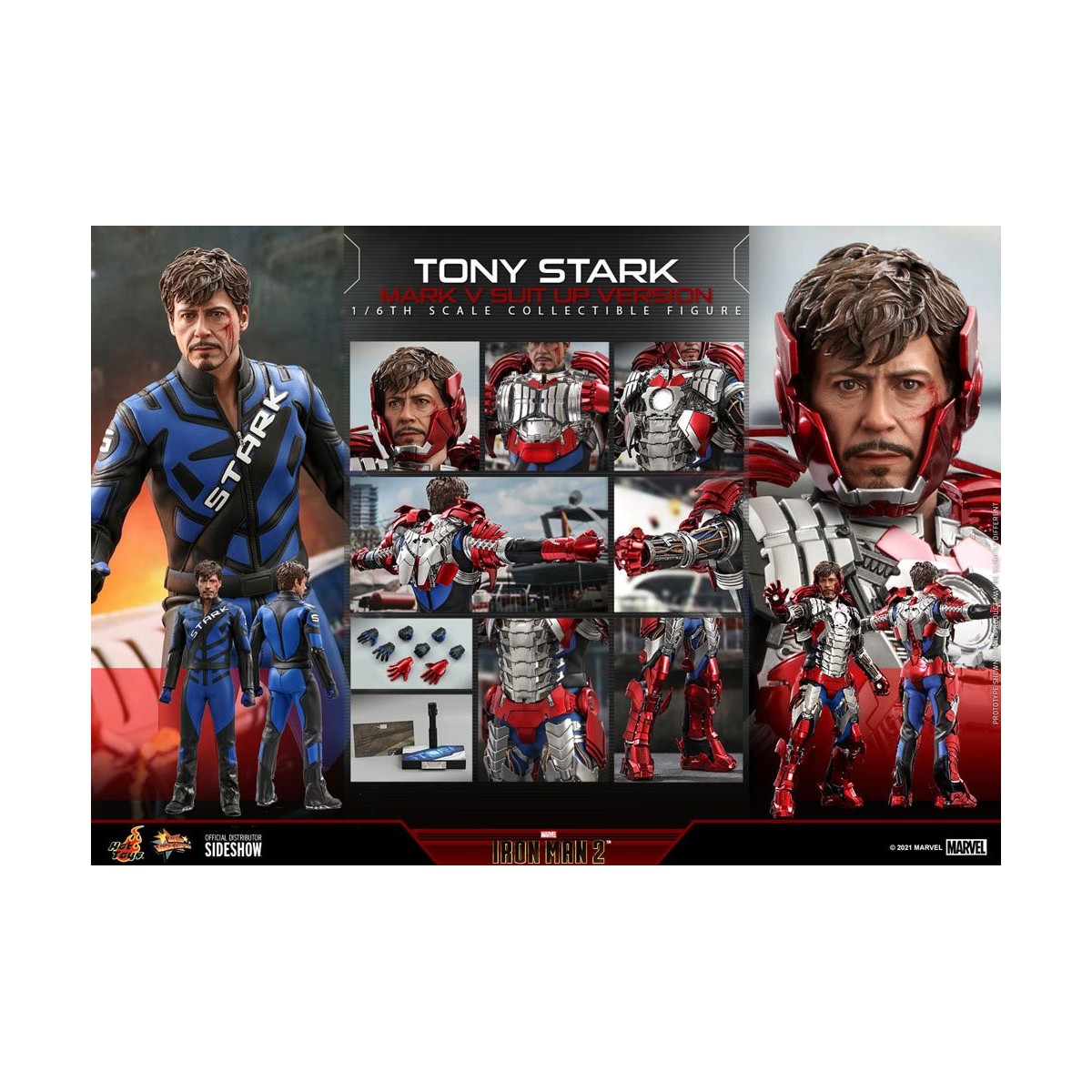 Hot Toys Iron Man 2 - Tuta Mark V 1/6