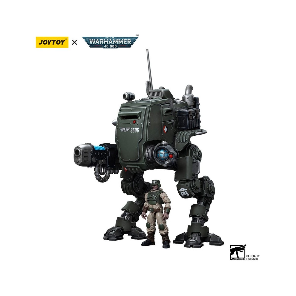 JoyToy Space Marine - Astra Militarum - Cadian Armoured Sentinel 1/18 - Warhammer 40K