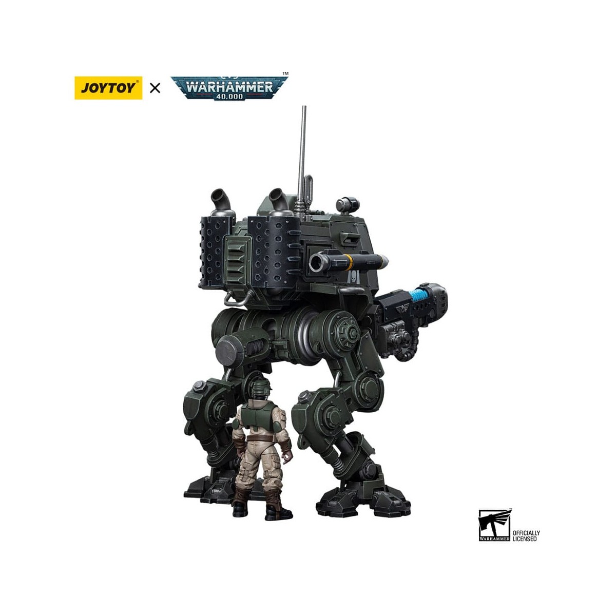 JoyToy Space Marine - Astra Militarum - Cadian Armoured Sentinel 1/18 - Warhammer 40K