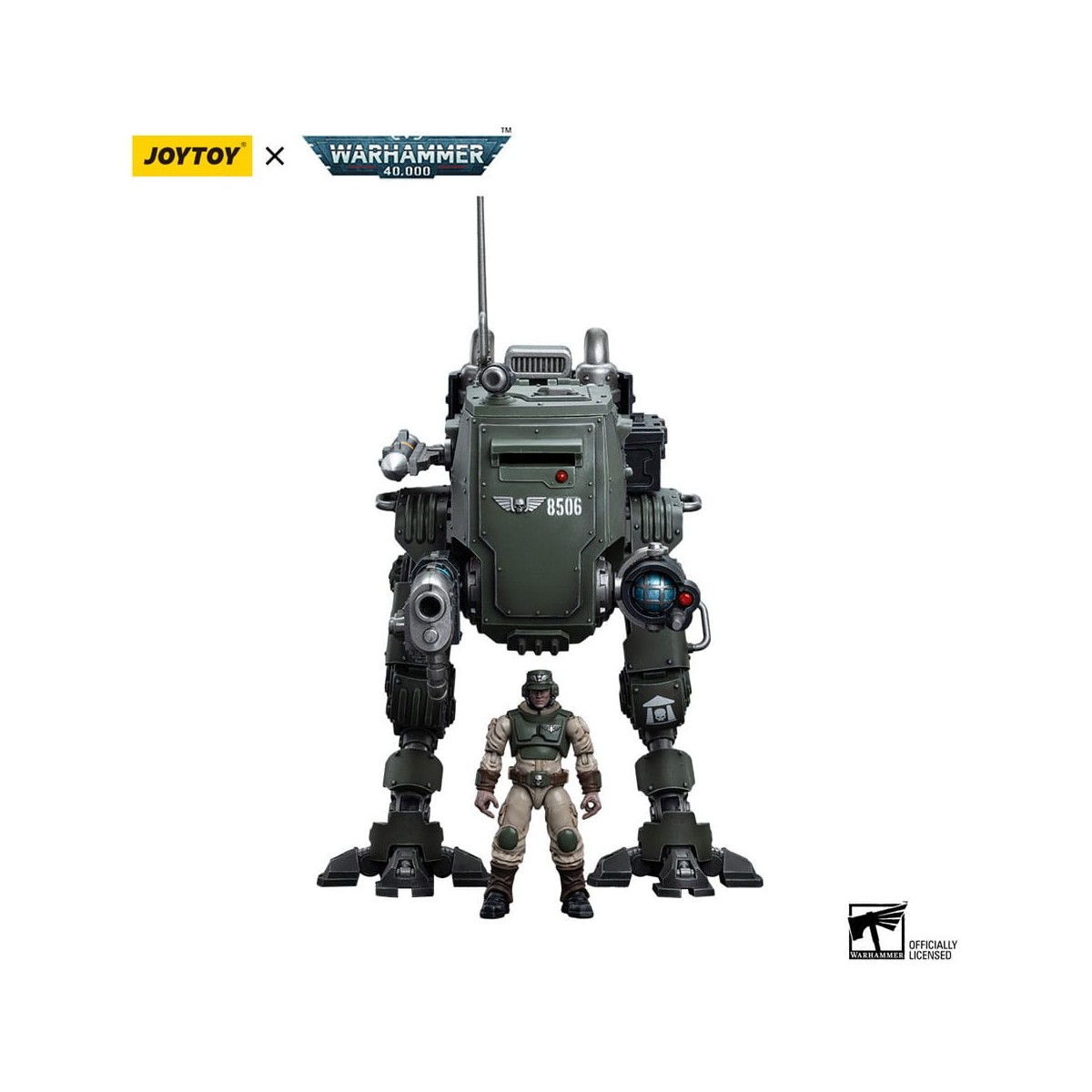JoyToy Space Marine - Astra Militarum - Cadian Armoured Sentinel 1/18 - Warhammer 40K