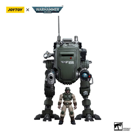 JoyToy Space Marine - Astra Militarum - Cadian Armoured Sentinel 1/18 - Warhammer 40K