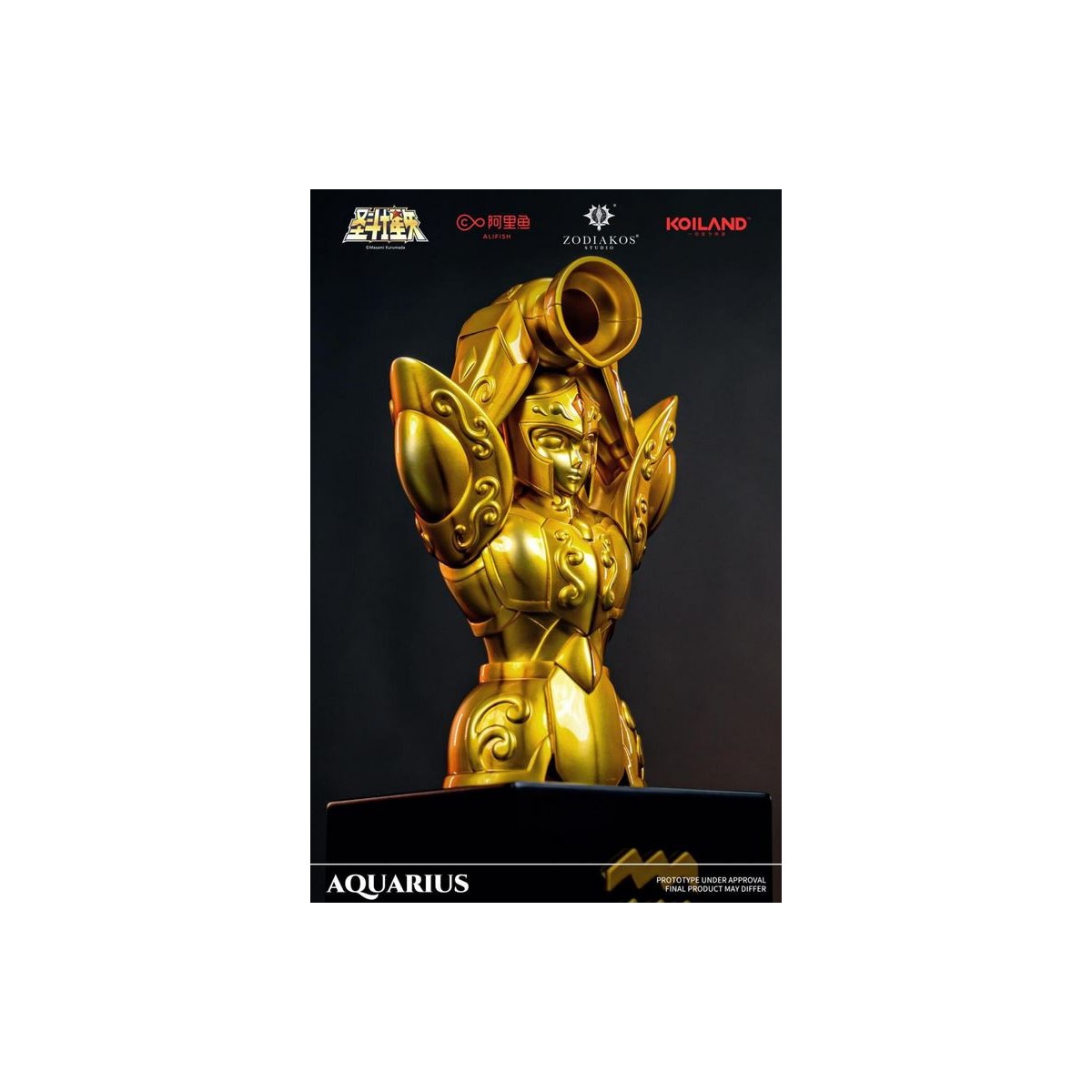Zodiakos Studio - Stoffa Aquarius - Totem Aquarius 1/6 - Saint Seiya - Statua dei Cavalieri dello Zodiaco