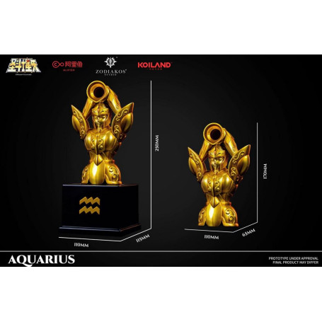 Zodiakos Studio - Stoffa Aquarius - Totem Aquarius 1/6 - Saint Seiya - Statua dei Cavalieri dello Zodiaco