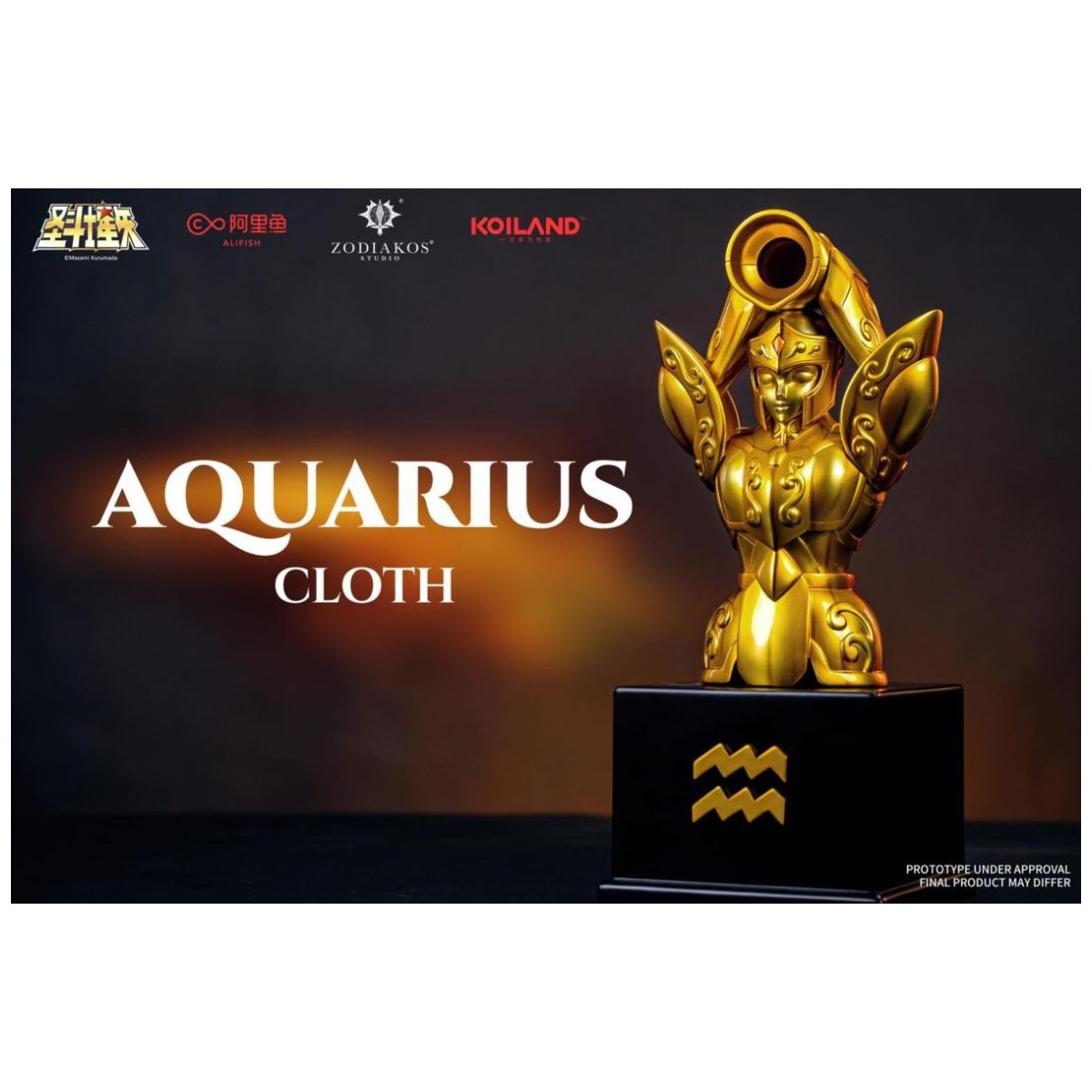 Zodiakos Studio - Stoffa Aquarius - Totem Aquarius 1/6 - Saint Seiya - Statua dei Cavalieri dello Zodiaco