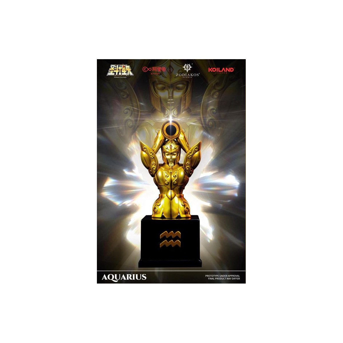 Zodiakos Studio - Stoffa Aquarius - Totem Aquarius 1/6 - Saint Seiya - Statua dei Cavalieri dello Zodiaco