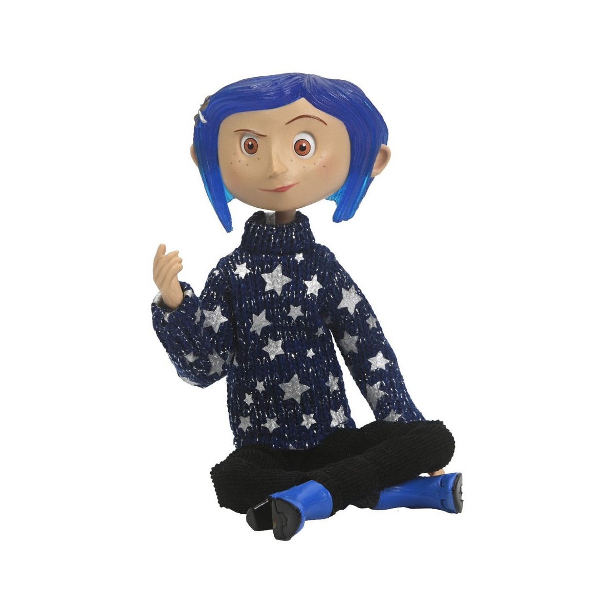 Neca Coraline - Coraline in maglione a stelle e strisce