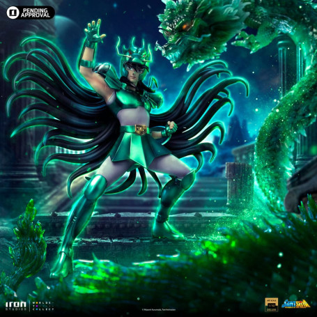 Iron Studios - Saint Seiya - Dragon Shiryu Deluxe Art Scale 1/10 - I cavalieri dello zodiaco Hyoga il cigno