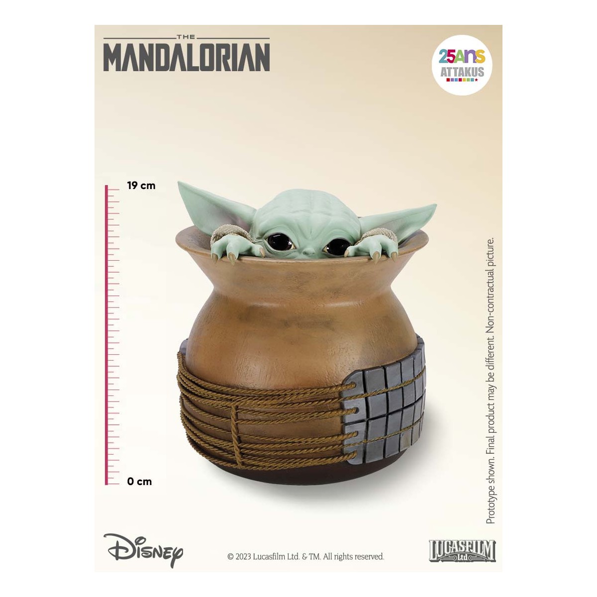 Attakus Starwars - Grogu "In a Jar" 1/2 - I Mandaloriani