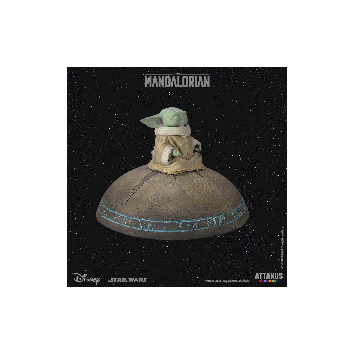 Attakus Starwars - Grogu "Evocazione della Forza" 1/5 - Il Mandaloriano