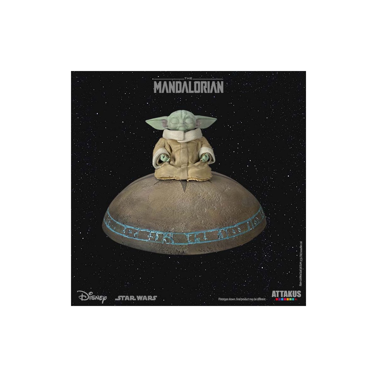 Attakus Starwars - Grogu "Evocazione della Forza" 1/5 - Il Mandaloriano