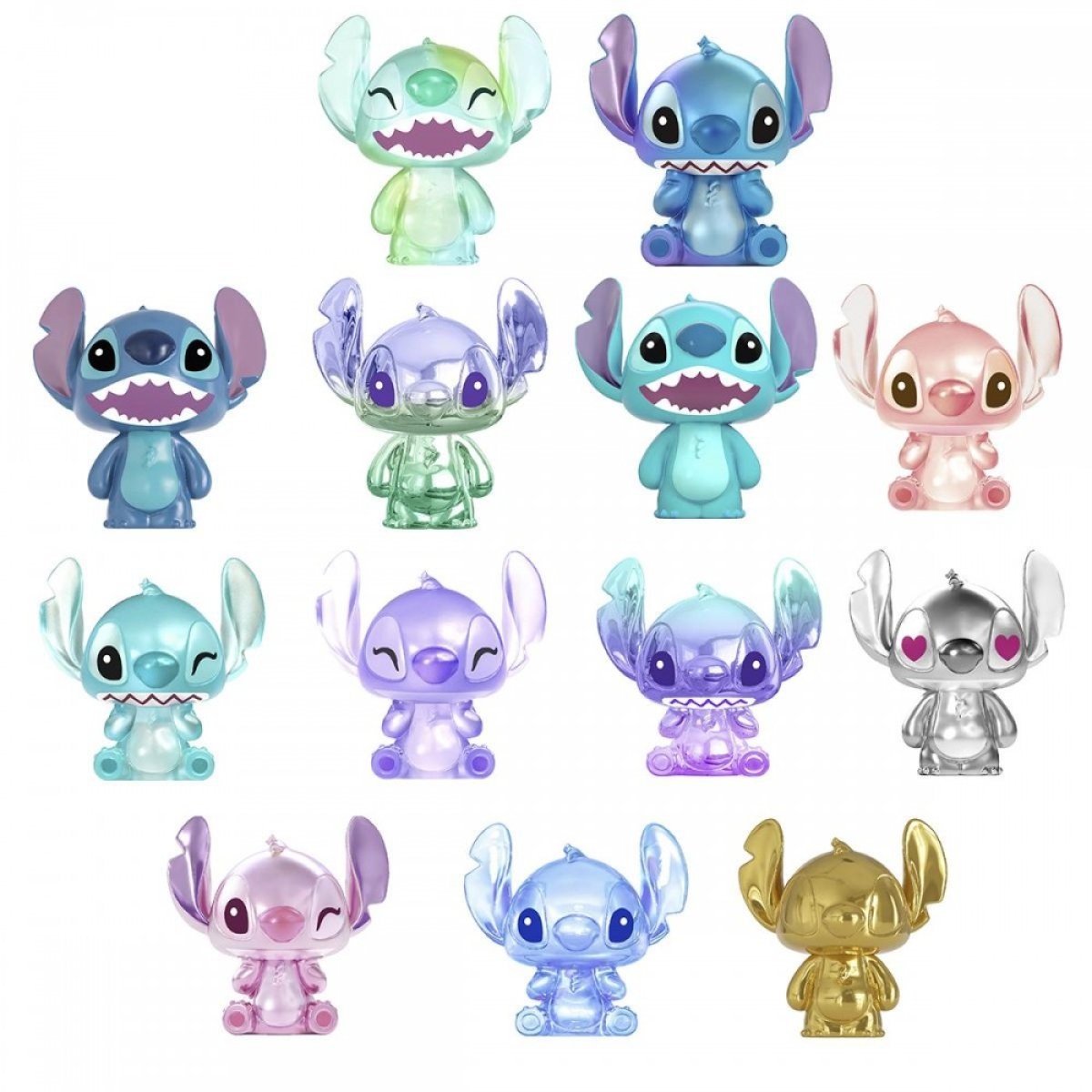 Disney Grand Jester Studio - Confezione di 13 miniature STITCH in busta cieca casuale