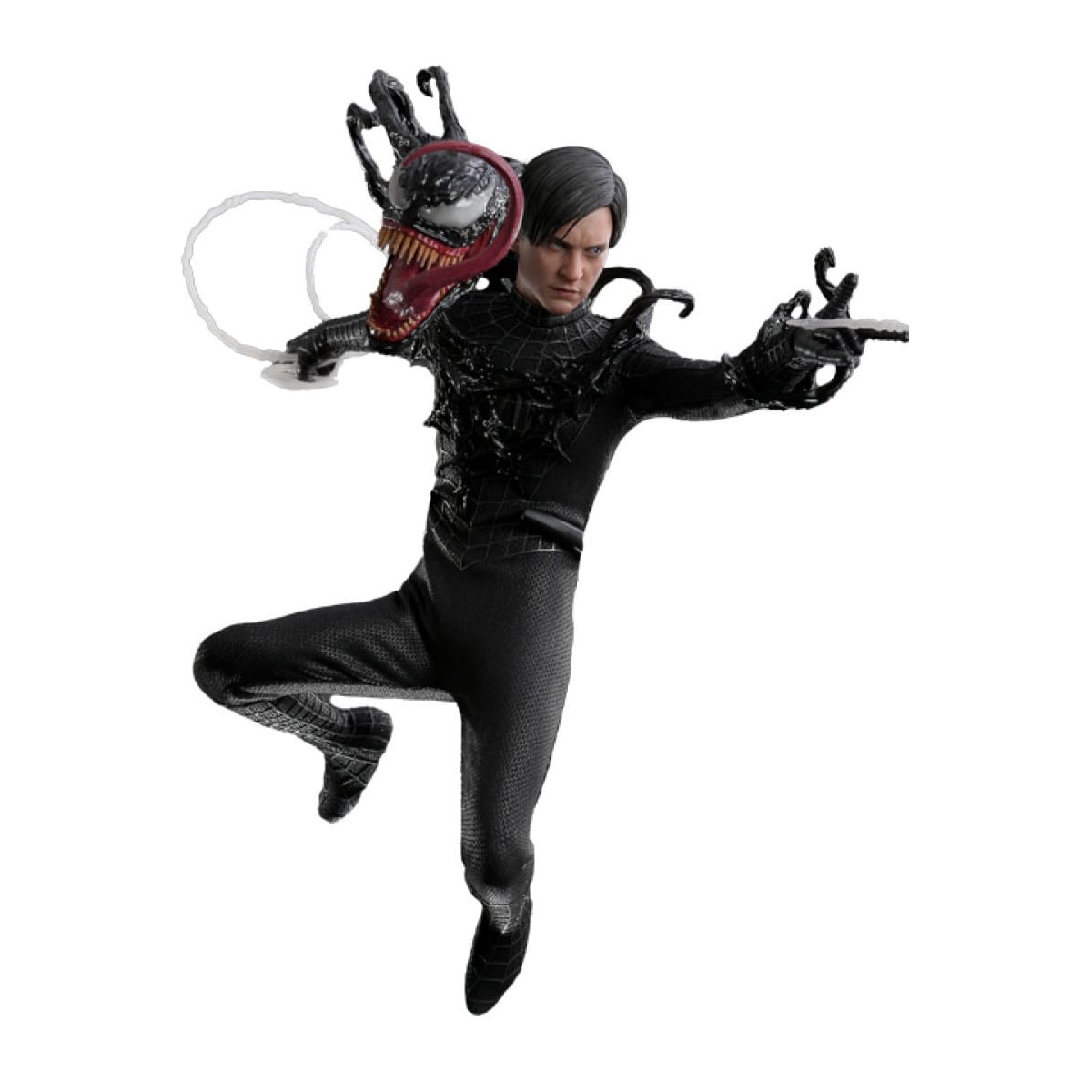Hot Toys Marvel Spider-Man 2 - Peter Parker Tuta Nera - Videogioco Masterpiece 1/6